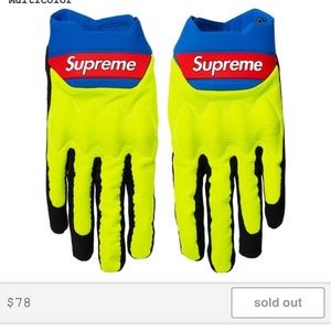 Supreme fox racing gloves